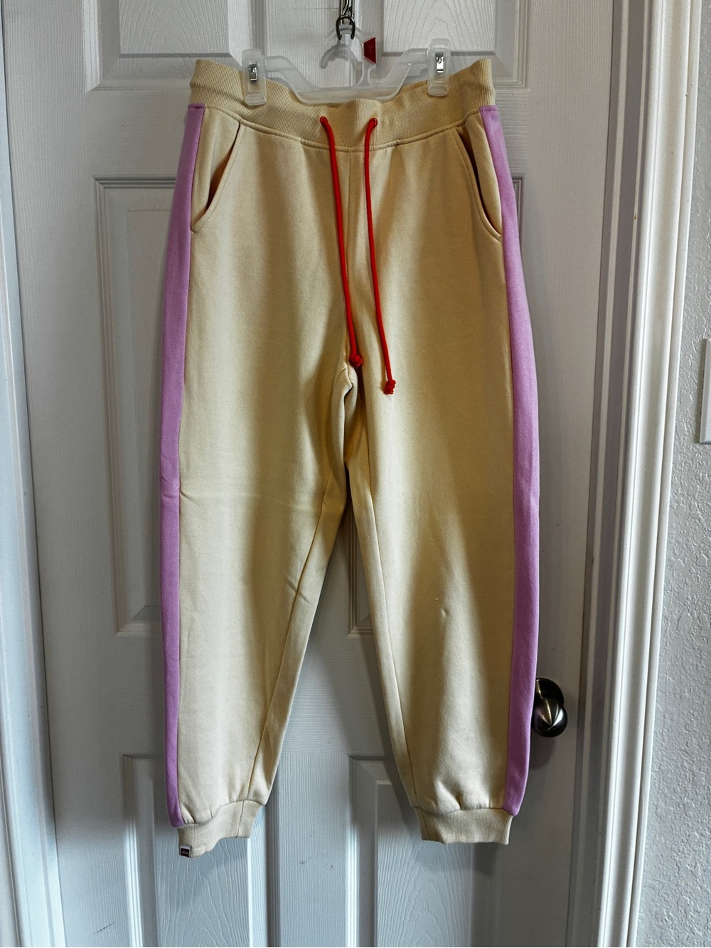 2 piece set Cream Zip-Up Jacket with pants - Picture 6 of 8